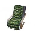 thumbnail image 4 of Bamboo Print Soft Flannel Fleece Throw Blanket, Image of Horizontal Bamboo Tree Stems Style Image of Nature Inspired, Cozy Plush for Indoor and Outdoor Use, 50" x 70", Green, by Ambesonne, 4 of 6