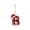 red-1B, variant on MMJ Christmas Tree Ornaments Initial Letter Pendant Acrylic Reindeer Design Hanging Decoration for Xmas Tree Home and Christmas Gifts for Family Friends 3.94in
