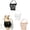 Black White Beige, variant on 3Pcs Lady Lace cami Wearable Mock Camisole Bra Cleavage Cover up for Low Neckline Overlay Modesty Panel Vest