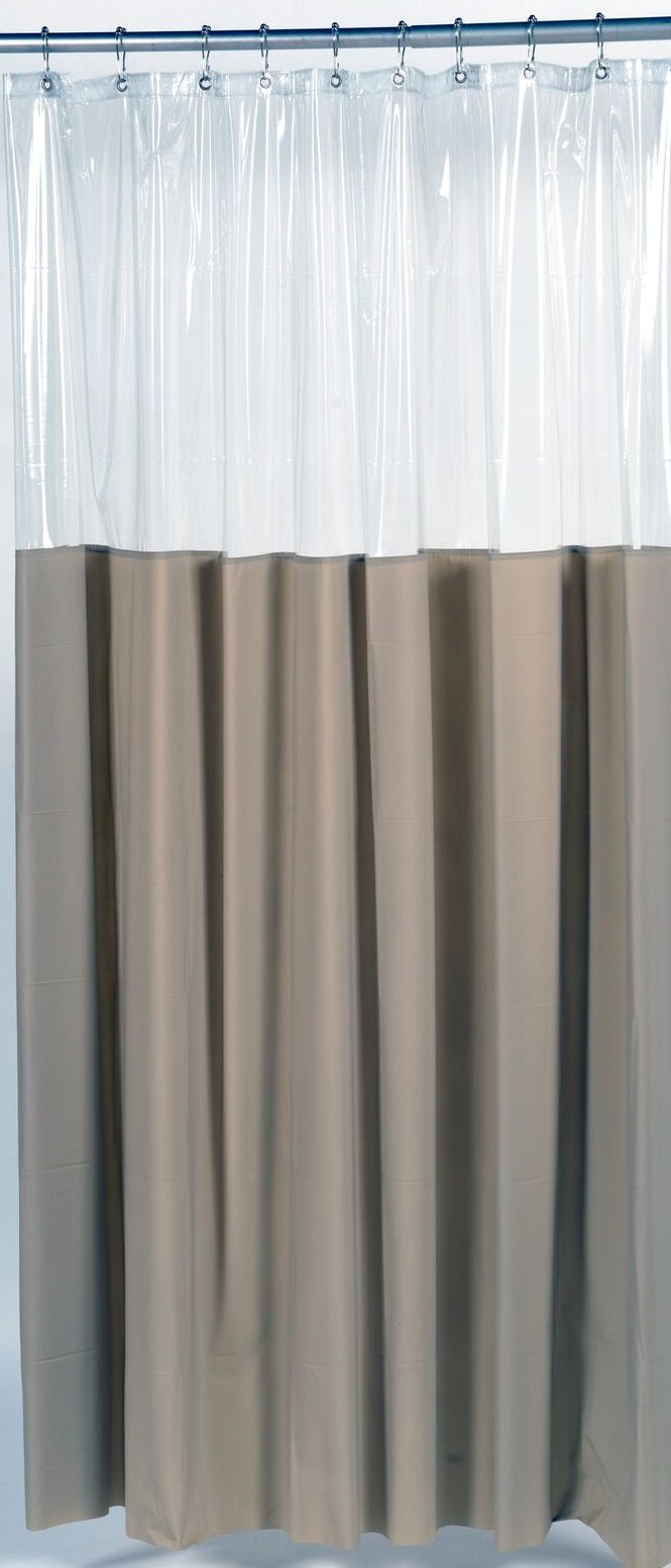 Royal Bath Window Shower Curtain Or, Shower Curtain With Clear Window