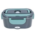 thumbnail image 3 of Thermal Lunch Containers, 304 Stainless Steel 12V 24V 110V Electric Lunch Box Intelligent Heating 60W 1.5L  for Office, 3 of 7