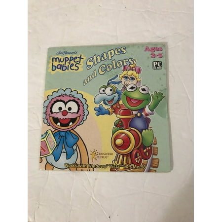 Video Game PC Muppet Babies Shapes and Colors Brand NEW Ships N (Best Ship Games Pc)