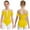 Yellow, variant on Kaerm Gymnastics Leotard for Girls Sheer Mesh Ballet Dancewear Skating Jumpsuit Dance Unitard Athletic Biketard Light Purple 16