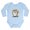 Sky Blue, variant on CafePress - Kiniartâ„¢ Pomeranian Long Sleeve Infant Bodysuit - Long Sleeve Cotton Baby Bodysuit