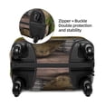 thumbnail image 6 of Uemuo Vintage Wooden Bucket Printed Washable Luggage Cover - Fashion Suitcase Protector Fits 18-32 Inch Luggage -Medium, 6 of 9