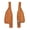 Tan/Black, variant on Horse  Western Adult Roughout Buckstick Replacement Saddle Fenders 5237WH