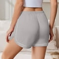 thumbnail image 3 of Flowy Athletic Shorts for Womens Elastic High Waist Bermuda Shorts Athletic-Fit Put On Strech Sweatpants Striped 5 Inch Quick Dry Gym Workout Shorts Beach Travel Vacation Outfits, 3 of 6