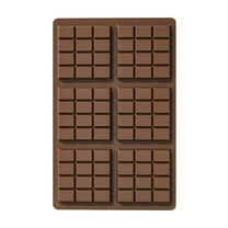 Thick Chocolate Bar Silicone Mold Yh917, Silicone Snap Bars Making Set Break Apart Wax Melt Mould Easy Release Soy Candle Mould Rectangle Non Stick for Protein and Energy Soap Home Diy Handmade Gifts