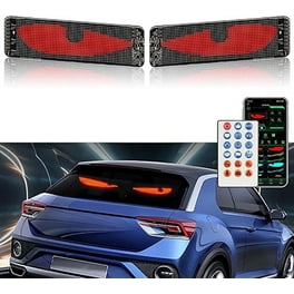 Lumière Devil Eyes For Voitures, Yeux LED Pour Camion, Programmable Flex LED Display Panel