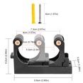 thumbnail image 2 of Clip de estacionamiento para bicicleta soporte flotante de pared para bicicleta que ahorra espacio para bicicleta de carretera MTB, 2 of 9