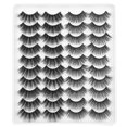 thumbnail image 2 of 20 Pares De Pestañas Postizas, Pestañas Postizas Gruesas Profesionales Para Maquillaje De Mujeres Y Niñas ANGGREK No, 2 of 7