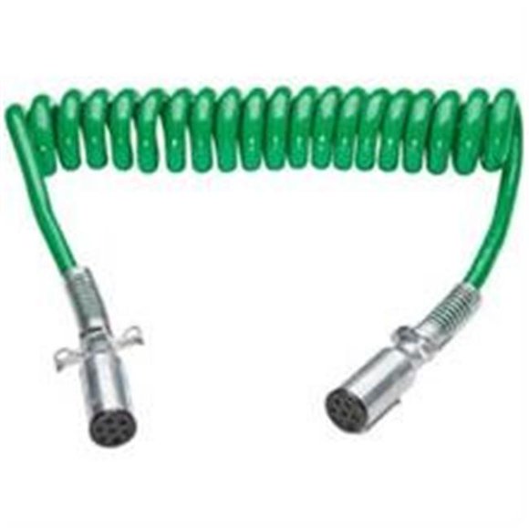 Globetech GT3301 ABS Coiled Electric 7-Way with 12 Leads