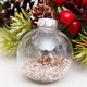 thumbnail image 3 of Juego de adornos navideños, bolas de adorno navideño de champán para decoraciones de árboles de Navidad bolas transparentes irrompibles JAMW Sencillez, 3 of 5