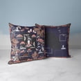 thumbnail image 3 of Amrita Sen Designs Amrita Sen Wu Zetian's Glory Faux Suede Accent Pillow with Zip 16" x 16", 3 of 5