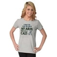 thumbnail image 4 of Funny Fishing Cast Pun Fisher Humor Womens Slim Fit Graphic Tee Brisco Brands M, 4 of 5