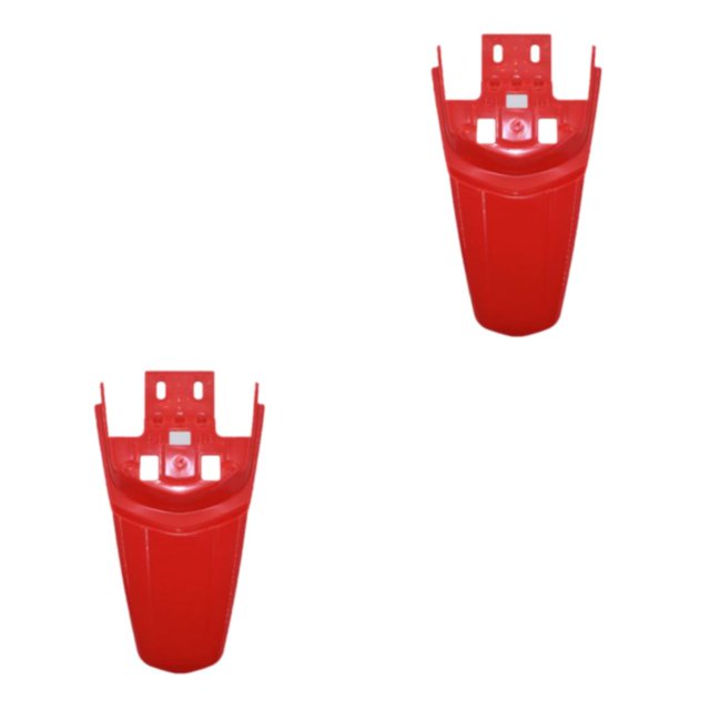 Baohd Sturdy And Durable Motocross Rear Mudguards Fenders Ride With Confidence High Performance Plastic Multifunctional red 2Set