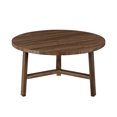 thumbnail image 6 of Gap Home Mid-Century Modern Simple 3 Leg Round Coffee Table, Dark Walnut, 6 of 14
