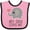 Pink and Black, variant on Inktastic My Gigi Loves Me Grandchild Boys or Girls Baby Bib