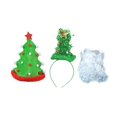 thumbnail image 3 of 3 Piezas de Accesorios para Disfraz de Papá Noel Navideño con Barba Falsa para Actuaciones en ., 3 of 9