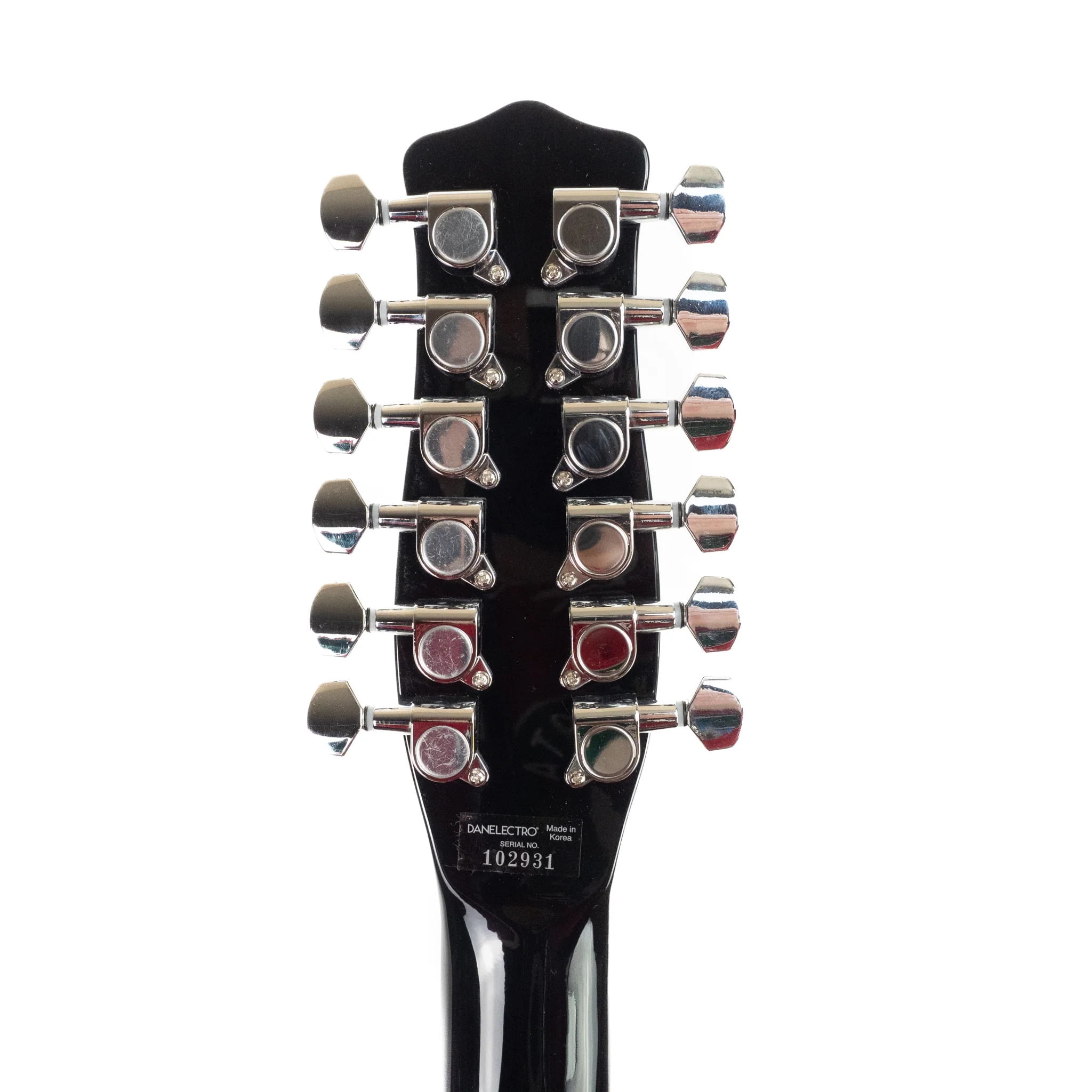 Danelectro 59X12 12-String Electric Guitar Black Metalflake