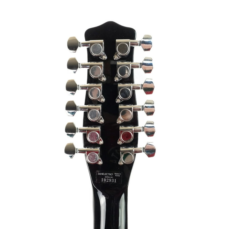 Dan Electro 12弦guitar　Black Danelectro 59X12 12-String Electric Guitar (Black) - Walmart.com