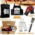 thumbnail image 2 of BBQ Gifts for Men - 5PCS Grilling Gift Set with BBQ Blanket for Resting Meat, Apron, Heat Resistant Gloves, Grill Basket & Brush, Funny Father’s Day, Christmas & Birthday Gift for Dad, Husband, 2 of 6