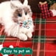 thumbnail image 4 of Christmas Cat Collar with Bell & Bow Adjustable Pet Safety Breakaway Kitten Collar Festive Holiday Party Gift for Cats Small Dogs, 4 of 6