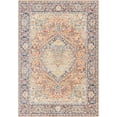 thumbnail image 2 of Mark&Day Outdoor Rugs, 8x10 Rossie Traditional Indoor/Outdoor Cider Area Rug, Non Shedding Orange Ivory Blue Carpet for Patio, Porch, Deck, Bedroom, Living Room or Kitchen (7'10" x 10'), 2 of 6