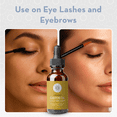 thumbnail image 3 of Castor Oil for Eyelashes and Eyebrows - Brow and Lash Growth Serum, 1 fl oz - Pure Body Naturals, 3 of 7