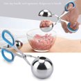 thumbnail image 4 of Herramienta de cocina eficiente para manipular carne picada, máquina para hacer albóndigas antiadherente con diseño ergonómico y asas antideslizantes desmontables, construcción de acero inoxidable, 4 of 7