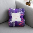 thumbnail image 6 of Sister Blanket - Gorgeous Sister Blankets from Sister with Thick Double Layered Sherpa and Fleece Fabric | Cuddly Sisters Gifts from Sister with Heartfelt Message | Purple 50x60, 6 of 6