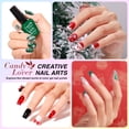 thumbnail image 4 of Candy Lover Gel Nail Polish Kit, 12 Colors Warm Christmas Nail Gel Kit with Greeting Card & 72W UV Nail Lamp, Salon Quality Long-lasting Gel Polish Set, Gift for Girl Women DIY Manicure, 4 of 13