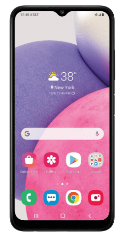 Cricket Wireless Samsung Galaxy A03s, 32GB, Blue - Prepaid Smartphone