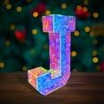 thumbnail image 1 of QIPOPIQ Marquee Letter Lights, Led Marquee Sign Light Up Letters Led Letters Lights 26 Alphabet, Prismatic Iridescent Letters Led Lights Plastic Letters Sign For Home Party Christmas Decor, 1 of 9