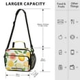 thumbnail image 4 of FORMRS Student Insulated Lunch Bag with Shoulder Strap Reusable Cooler Box for School, Candy Lemon, 4 of 9