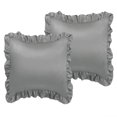 thumbnail image 1 of Unique Bargains Satin Pillowcase Ruffled Pillow Shams Silky Sateen Pillow Cases Covers, 1 of 8