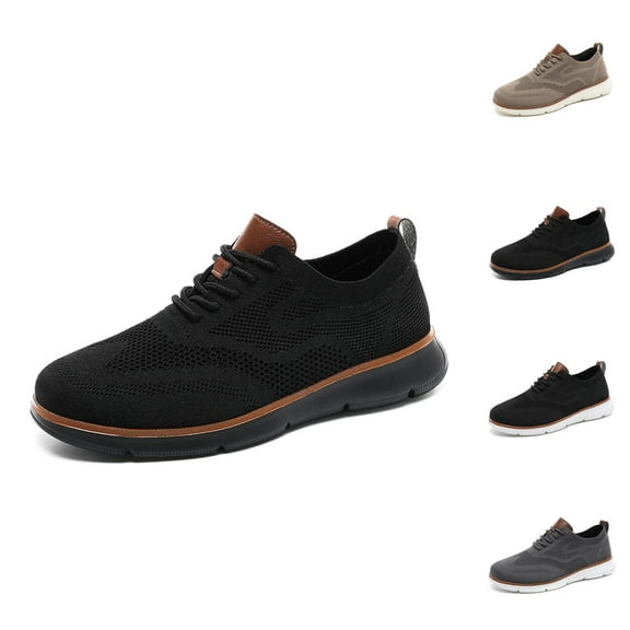 Men's Breathable On Casual Shoes Comfortable Walking Sneakers For Daily Wear Durable Flat Sole Loafers Lightweight Design For Spring Summer Fall Mens Shoes Running