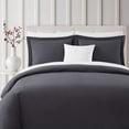thumbnail image 2 of Bibb Home 3-Piece Heavyweight Flannel Duvet Cover Set, 2 of 5