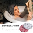 thumbnail image 2 of MasteelfCA 2Pcs Bathing Caps Satin Bonnets Hair Bonnets for Sleeping Comfortable Shower Hats Bath Caps, 2 of 8