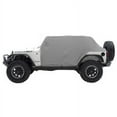 thumbnail image 3 of Convient 2007-2018 Jeep Wrangler JK Smittybilt Housse de Cabine 1069 Couvre-Cabeau et Zone de Chargement; avec Rabats de Porte; Sans Poches Miroir; Résistant à l'Eau; Denim Gris; Polypropylène Filé; Non Verrouillable, 3 of 3