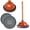 Black, variant on 2 Pack Plunger Holder, Plunger Tray Air Drying Mat for Toilet Plunger, Plunger Holder Catches Drips, Toilet Plunger Holder for Bathroom (Black)