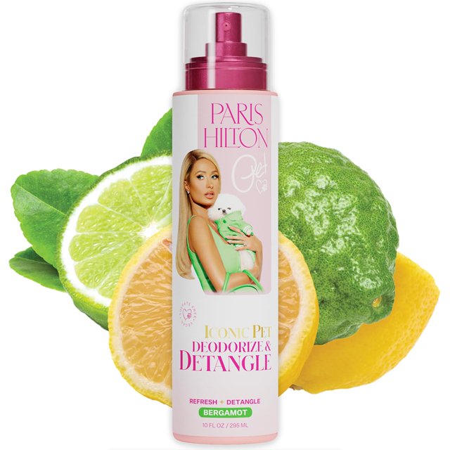 Perfume desodorizante y desenredante para perros Paris Hilton Bergamot 295 ml