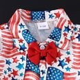 thumbnail image 4 of Toddler Boy Clothes Baby Boys Kids Spring Summer Solid Print Short Sleeved Casual 1t 2t 3t 4t 5t 6t Shirts Shorts Set Playwear 2-Piece, 4 of 6