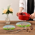 thumbnail image 7 of GZHJMY Easter Cute Bunny Trivet Pot Holder, Round Woven Potholders Set 2PCS-Braided - Coasters - Table Mats 307 for Kitchen Pans Bowl Teapot, 7 of 7