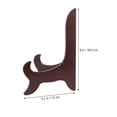 thumbnail image 4 of MasteelfCA Tea Cake Stand White Tea Pu'er Tea Shelf Display Stand Tea Cake Rack Plate Display Stand Desktop Holder for Shop (Classic 8 Inch for Diameter 26-29cm), 4 of 7