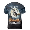 thumbnail image 2 of Happy Halloween Saint Bernard Witch Pumpkins Bats All Over Print 3D Shirt Unisex Merch St Dog Lover - 13012, 2 of 6