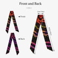 thumbnail image 2 of Junzan A Bright Abstract Print Scarves for Women,Wrap Scarf Head Shawl Long Scarf Accessory Scarf Fall Gift, 2 of 6