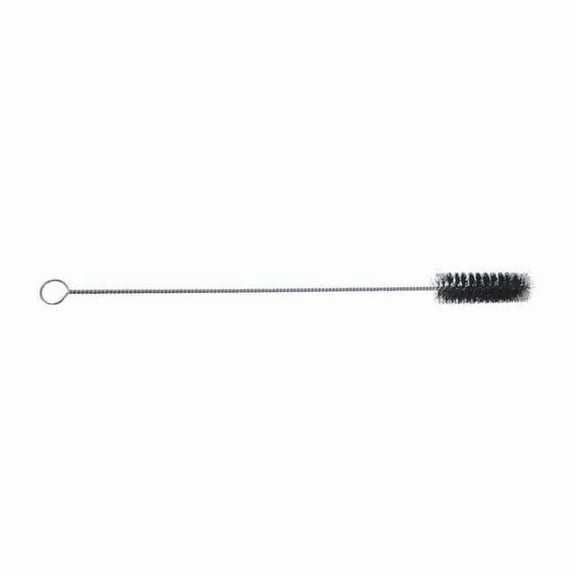 Tube and Pipe Brush, 24 in L Handle, 5 in L Brush, Black, Steel, 24 in L Overall
