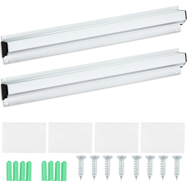 Yazoeia 2PCS Receipt Holder Kit, Rustproof Check Rack, Easy to Install Restaurant Ticket Holder, Aluminium Receipt Holder Rack, Flexible Slide Check Rack Ticket Rack for Cafes Bars Hotel