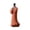 orange, variant on kowaku Buddha Statue Ceramic Young Monk Figurine Desktop Ornament Monk Statue Decoration Creative Chinese Monk Figure Handmade Collectible Decorative Sculptu orange